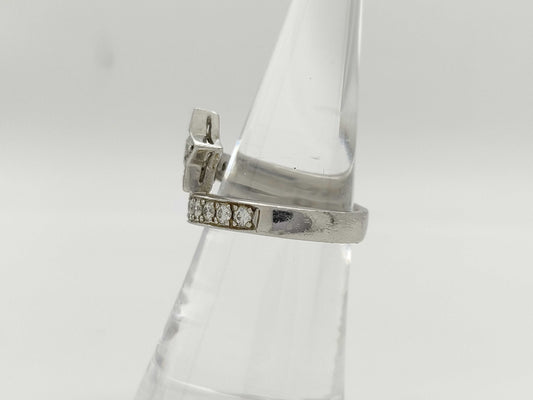 D0.463/0.721ct Pt900 11.0g Ring 