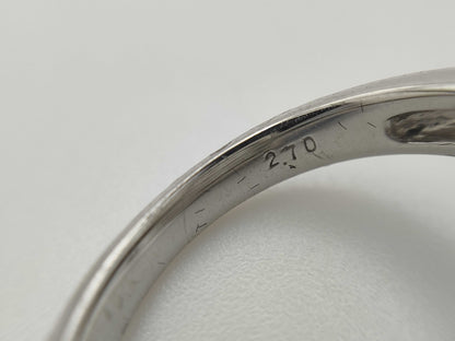 D2.70ct Pt900 12.7g Ring 
