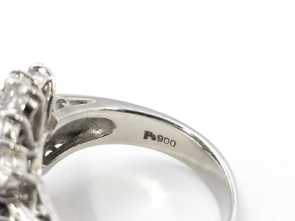 D2.00ct Pt900 8.7g Ring 