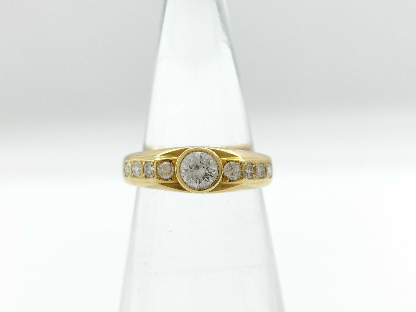 D1.13ct K18 2.7g Ring 