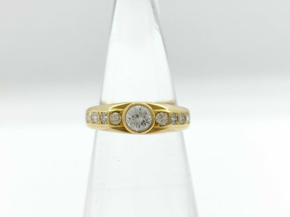 D1.13ct K18 2.7g Ring 