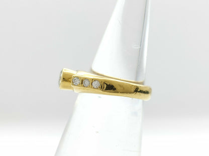 D1.13ct K18 2.7g Ring 