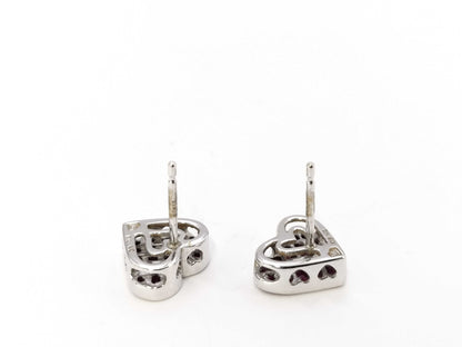 Ruby K18WG/WGK14 2.7g Earrings 