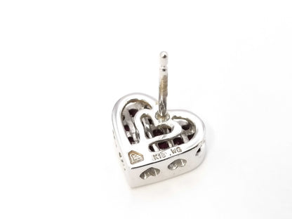 Ruby K18WG/WGK14 2.7g Earrings 