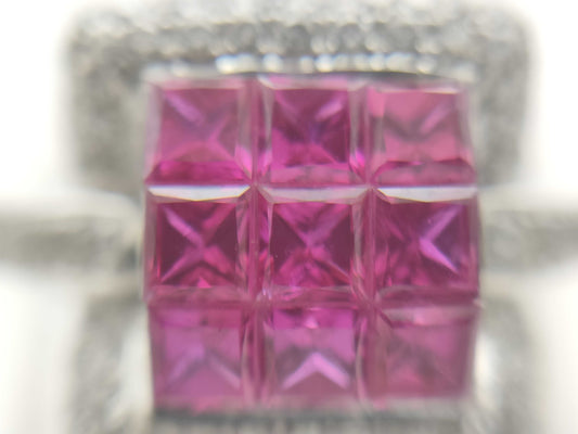 R1.30ct D0.34ct K18WG 5.0g Ring 