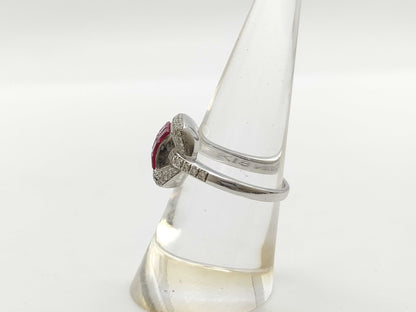 R1.30ct D0.34ct K18WG 5.0g Ring 