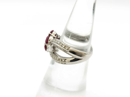 R2.30ct D0.65ct Pt900 11.8g Ring 