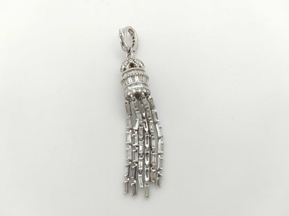 D1.54ct K18WG 5.9g Pendant Top 