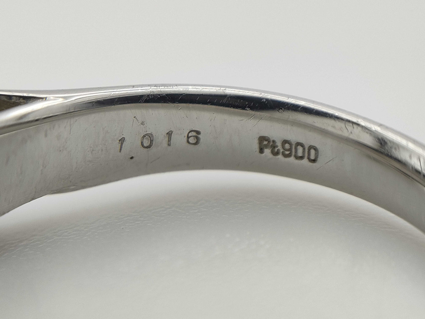 D1.016ct Pt900 6.4g Ring 