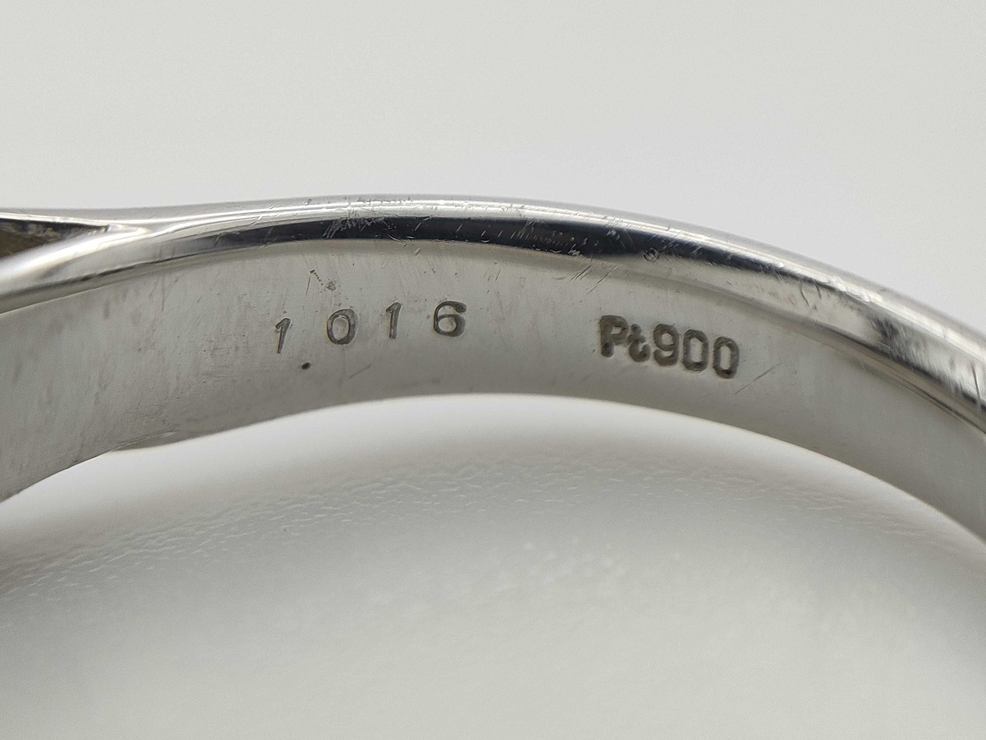 D1.016ct Pt900 6.4g Ring 