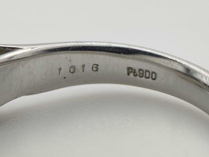 D1.016ct Pt900 6.4g Ring 