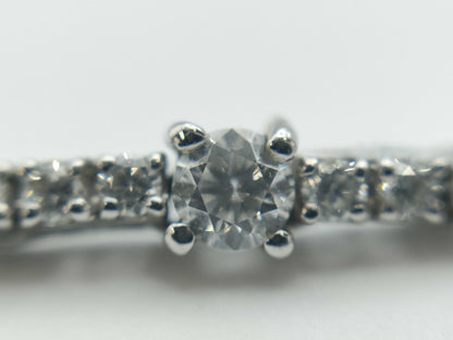 Diamond K18WG 9.5g Necklace 