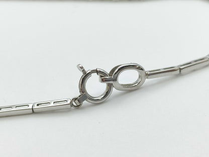 Diamond K18WG 9.5g Necklace 