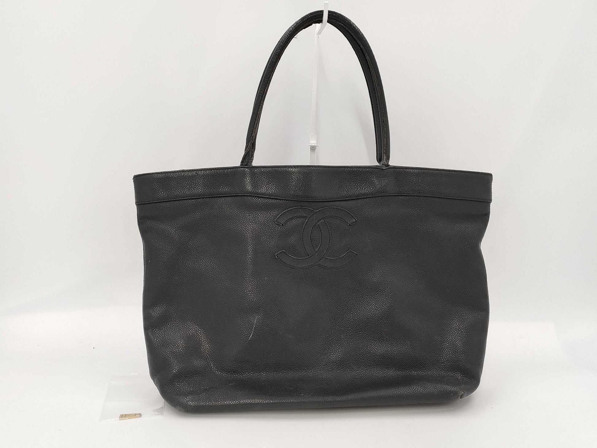 CHANEL CHANEL Caviar Skin Tote Bag Coco Mark Seal with Seal