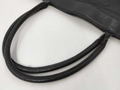 CHANEL CHANEL Caviar Skin Tote Bag Coco Mark Seal with Seal