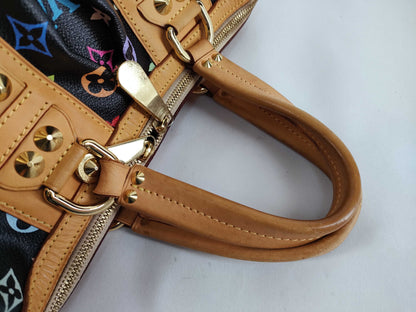 LOUIS VUITTON Monogram Multicolore LOUIS VUITTON M45642 Monogram Multicolore Courtney MM Noir Handbag