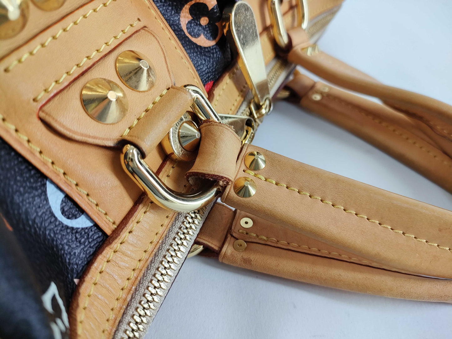 LOUIS VUITTON Monogram Multicolore LOUIS VUITTON M45642 Monogram Multicolore Courtney MM Noir Handbag