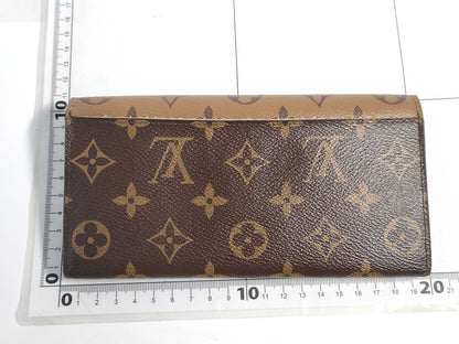 LOUIS VUITTON Monogram LOUIS VUITTON M82157 Portefeuille Emilie Monogram Reverse Long Wallet RFID Wallet