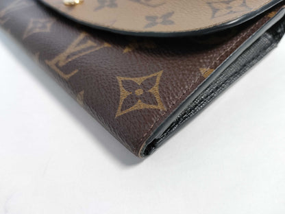 LOUIS VUITTON Monogram LOUIS VUITTON M82157 Portefeuille Emilie Monogram Reverse Long Wallet RFID Wallet
