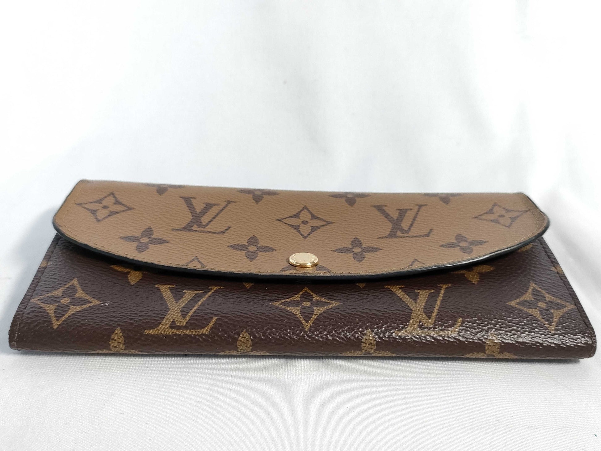 LOUIS VUITTON Monogram LOUIS VUITTON M82157 Portefeuille Emilie Monogram Reverse Long Wallet RFID Wallet