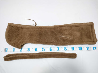 MaxMara 22AW Teddy Bear Stole Scarf with White Tag