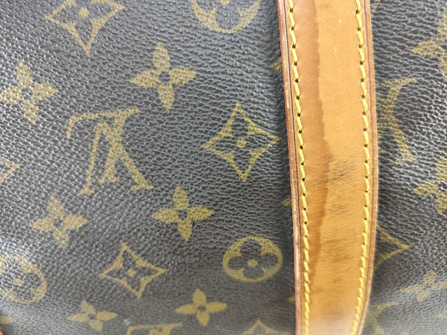 LOUIS VUITTON Monogram GUCCI Canvas Shoulder Bag 110054 Boston Bag