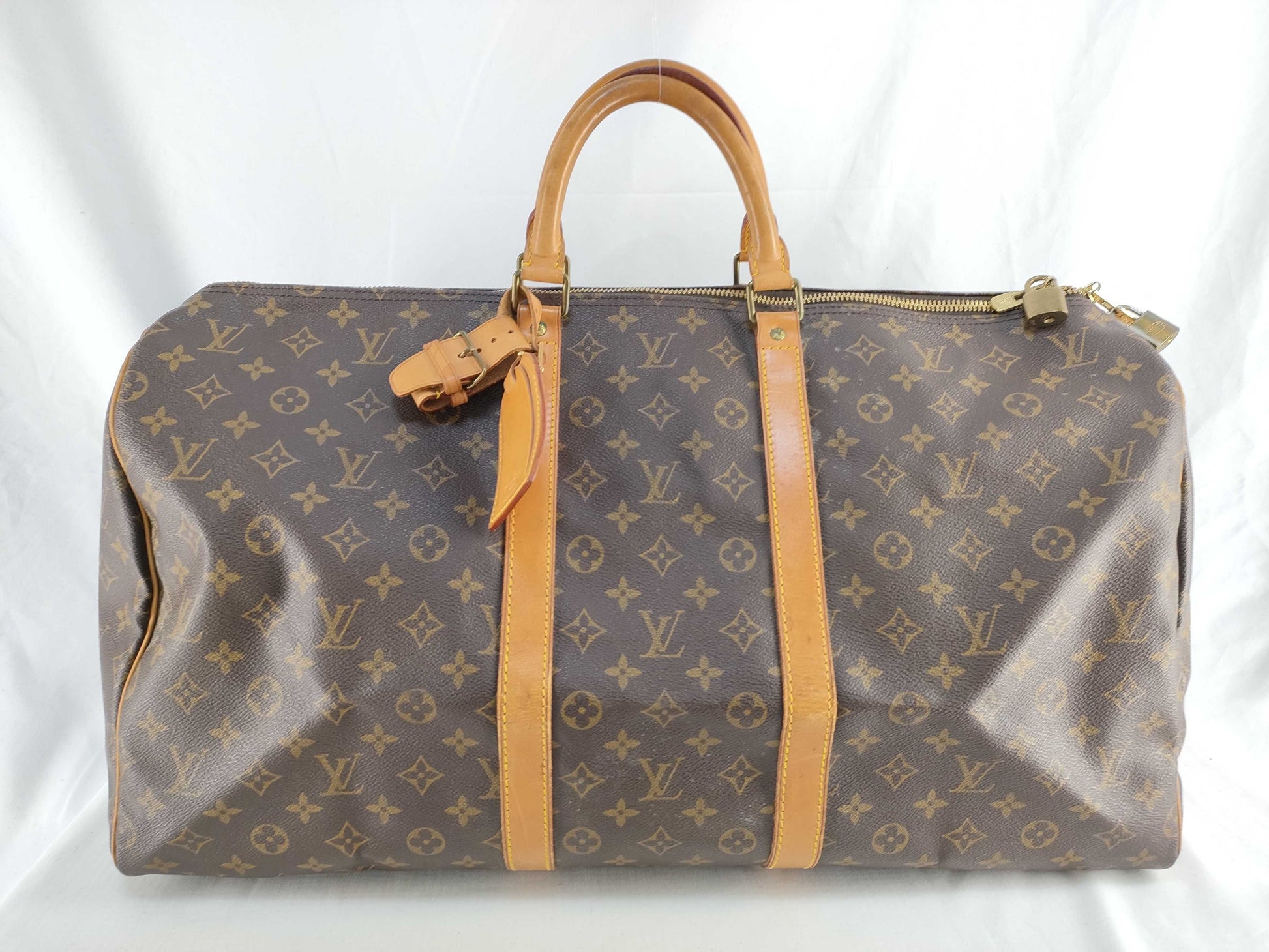 LOUIS VUITTON Monogram GUCCI Canvas Shoulder Bag 110054 Boston Bag