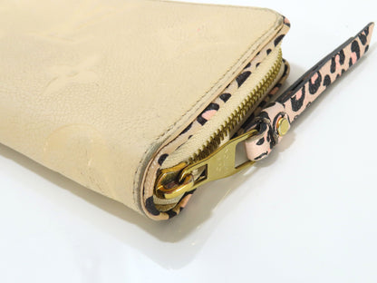 LOUIS VUITTON Monogram Empreinte Louis Vuitton Empreinte Zippy Wallet