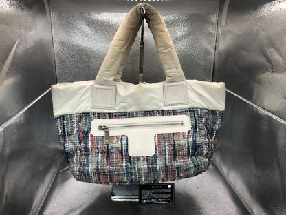 CHANEL Coco Tote Bag with Seal 19109799 Nylon Multicolor Tote Bag with Guarantee Card