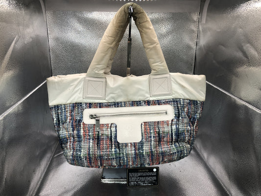 CHANEL Coco Tote Bag with Seal 19109799 Nylon Multicolor Tote Bag with Guarantee Card