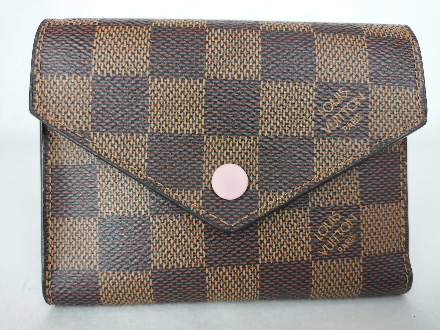 LOUIS VUITTON Damier Ebene Portefeuille Victorine Wallet