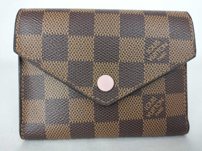 LOUIS VUITTON Damier Ebene Portefeuille Victorine Wallet