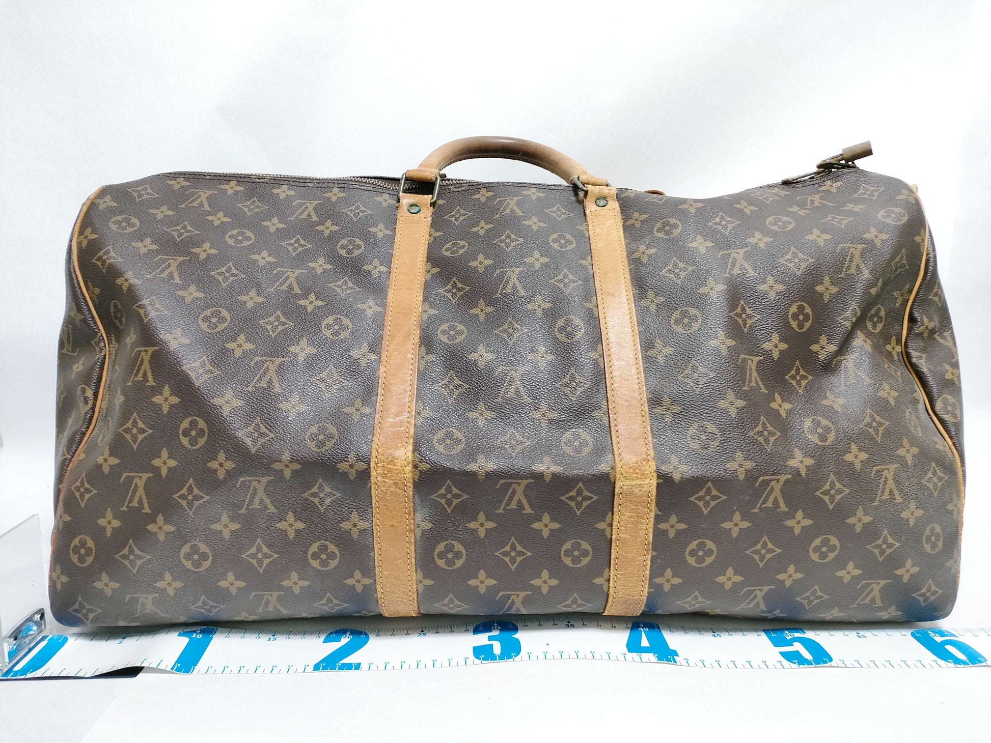 LOUIS VUITTON Monogram LV Keepall Monogram 874 Boston Bag