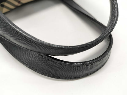 BURBERRY BURBERRY Mini Boston Bag Handbag Nova Check Handbag