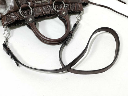 Miu Miu Miumiu Miu Vitello 2way Handbag