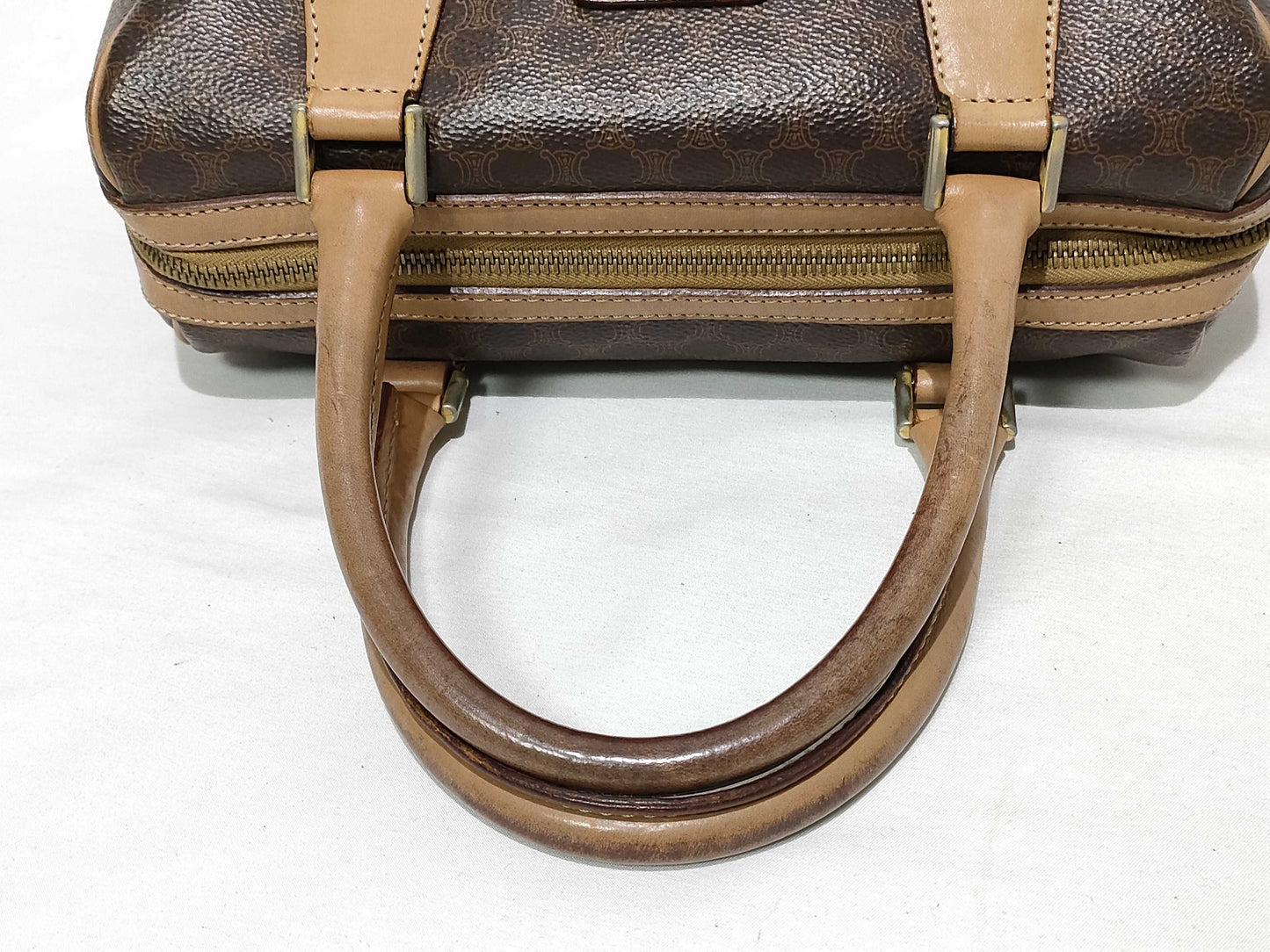 CELINE CELINE Mini Boston Macadam Bag