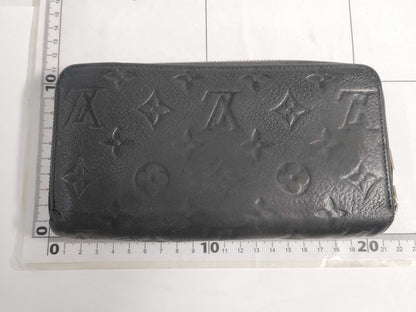 LOUIS VUITTON Louis Vuitton Zippy Wallet Monogram Empreinte Noir M61864 SP1174 Wallet
