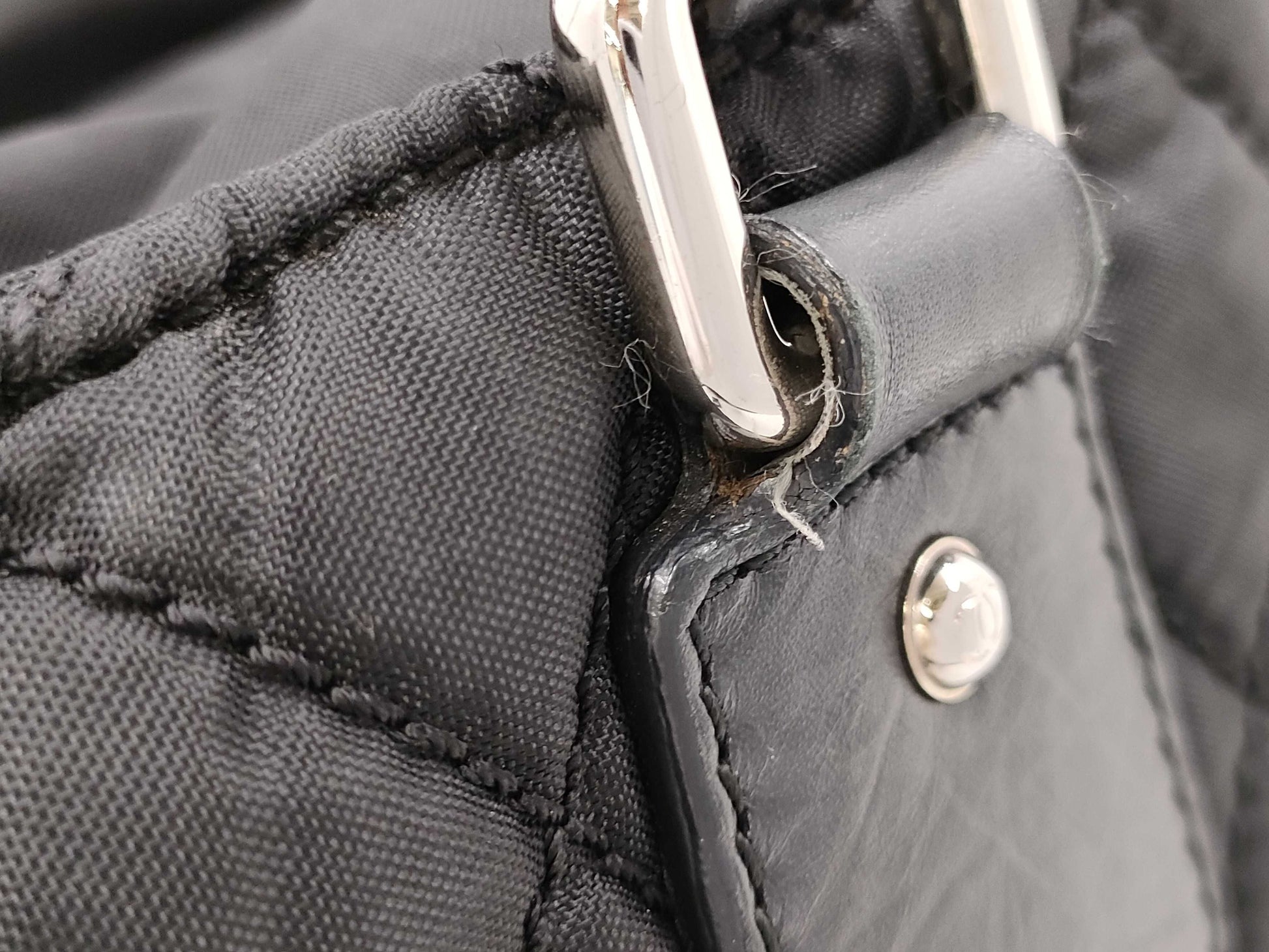 CHANEL Paris New York Canvas Leather Combo Tote Bag Black No. 12 12242799 Tote Bag