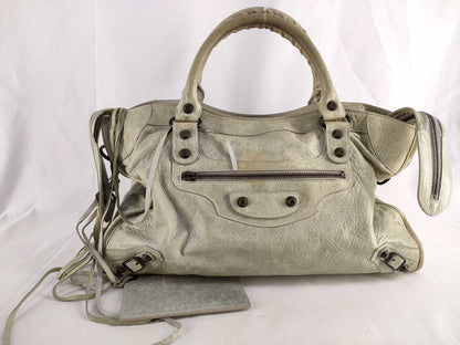 BALENCIAGA BALENCIAGA Balenciaga 2way Tote Bag Shoulder Bag Leather The City THE CITY Classic Handbag