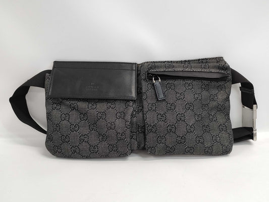 GUCCI GG Supreme 28566 Body Bag Waist Pouch Bag