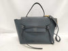 CELINE CELINE Belt Bag 2way Handbag Navy Leather Handbag
