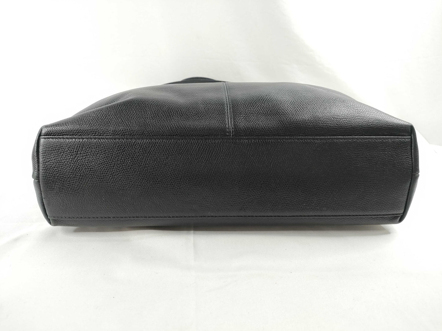 MCM Chain Shoulder Leather Black Tote Bag