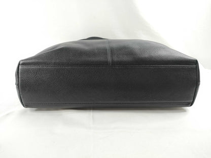 MCM Chain Shoulder Leather Black Tote Bag