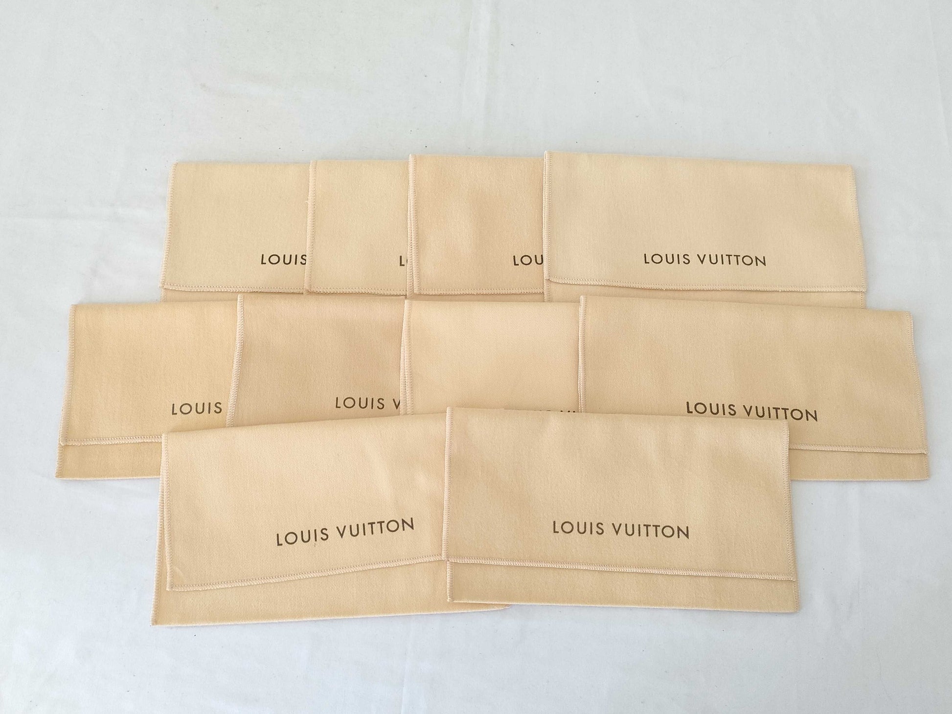 LOUIS VUITTON Dust Bags for Long Wallets, 10-Pack 