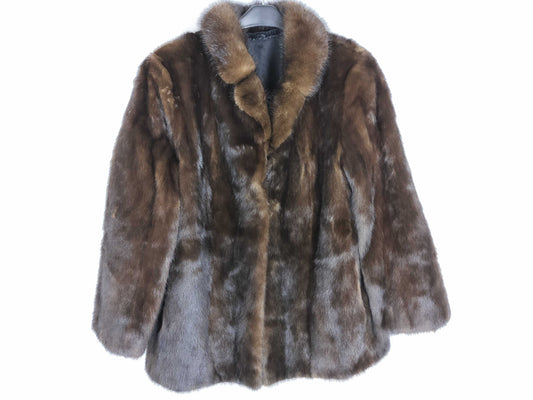 Mink fur coat