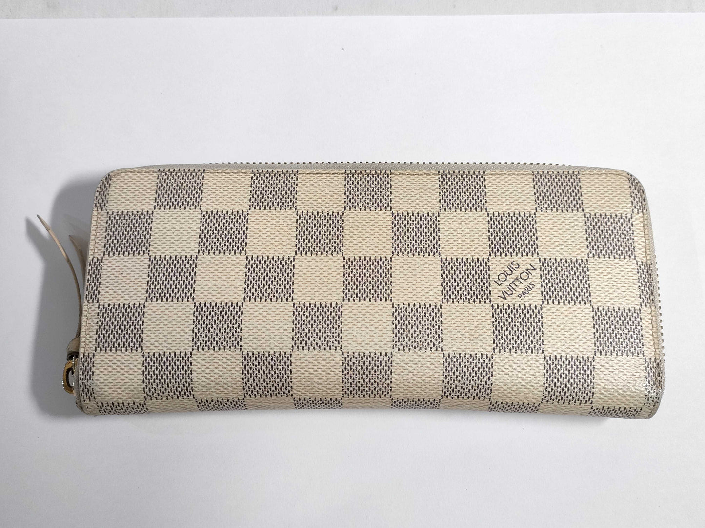 LOUIS VUITTON Damier Azur Portefeuille Clemence N61210 GI3155 Wallet