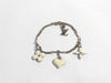 LOUIS VUITTON Monogram Sweet Monogram Bracelet M65476 GP Silver Bracelet/Bangle