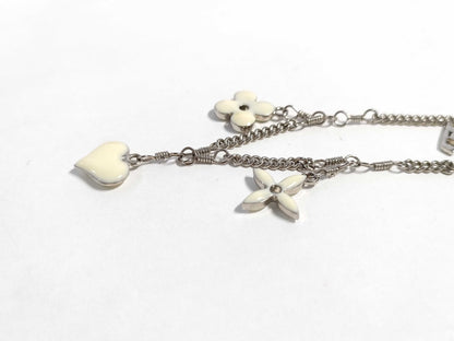 LOUIS VUITTON Monogram Sweet Monogram Bracelet M65476 GP Silver Bracelet/Bangle