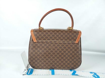 CELINE Macadam Turnlock Handbag