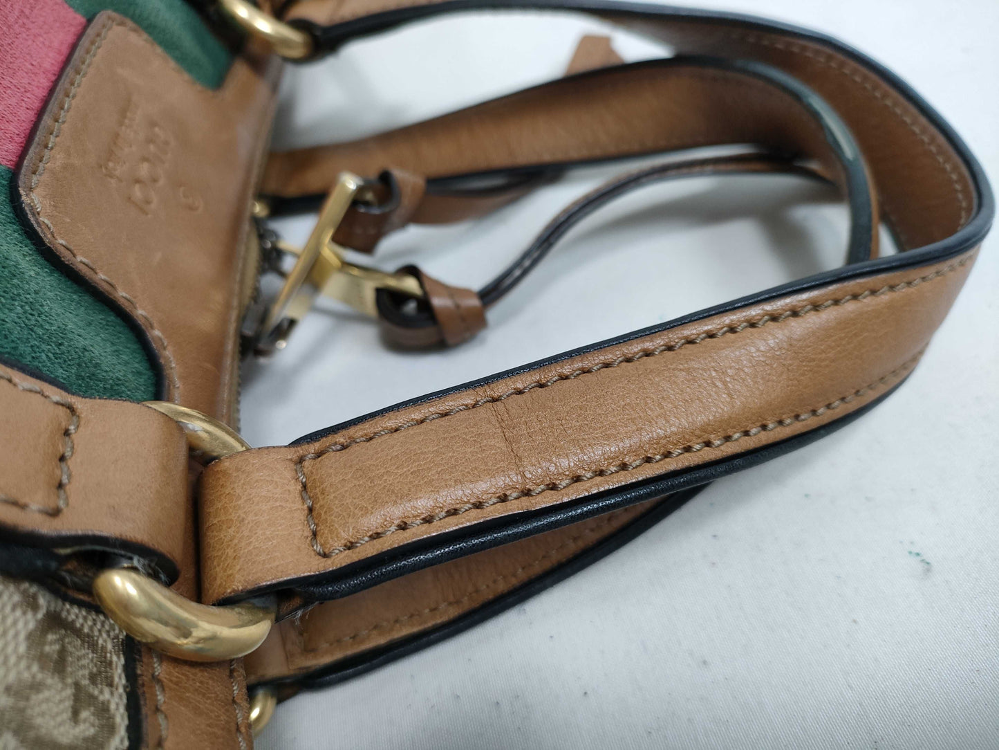 GUCCI GG Canvas GG Pattern Sherry Line Tote Bag Tote Bag